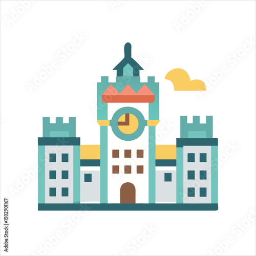 vector illustration of city buildings