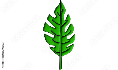 3d monstera leaf, monstera leaf, beauty of tropical, tropical plant, tropical leaf