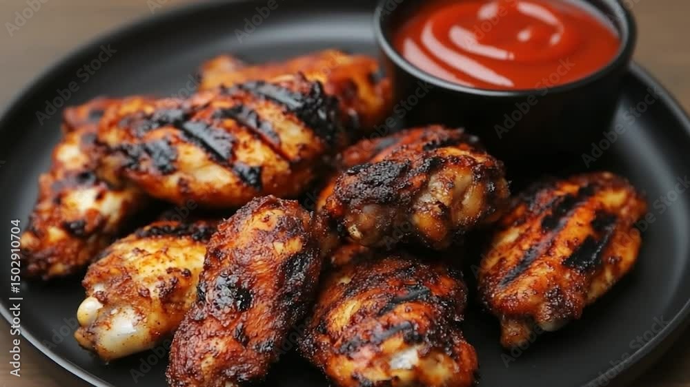 grilled chicken wings