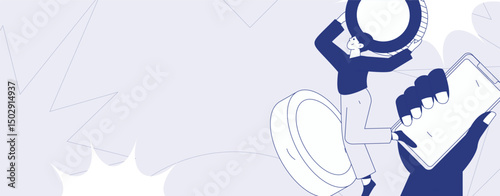 Online shopping payment security character flat vector concept operation hand drawn illustration
