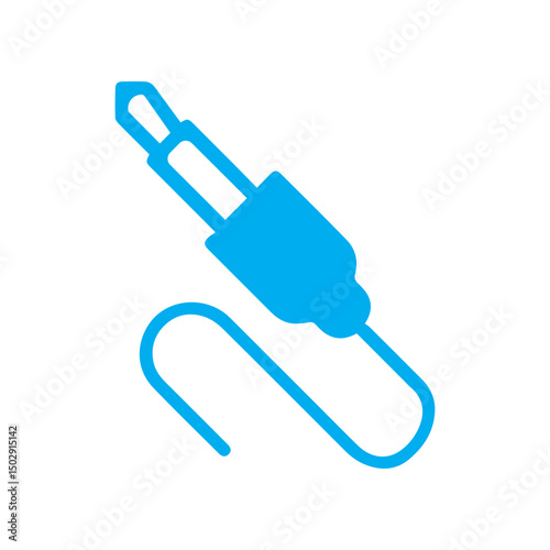 audio jack colored icon