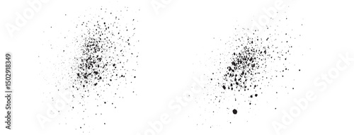 Ink splatter black blood texture banner background