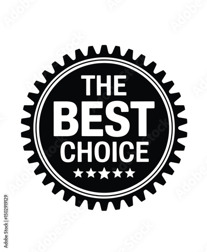The Best Choice sticker design 