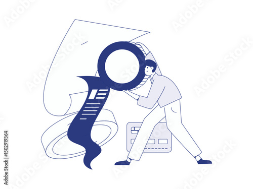 Online shopping payment security character flat vector concept operation hand drawn illustration
