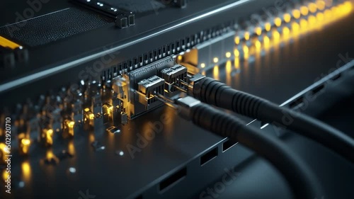 network hub and patch