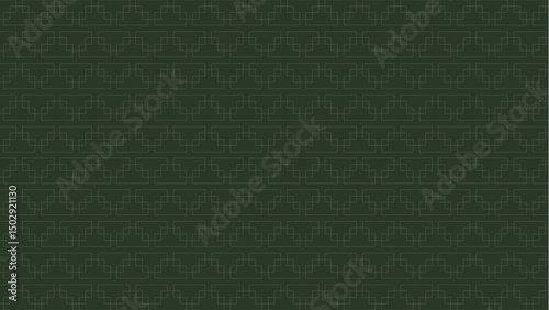 seamless pixelated triangle design vector in pale gold, green color and light line art. simple and minimal design vector. 