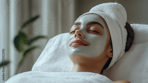 woman in spa salon