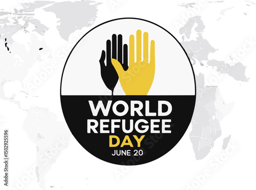 World Refugee Day Minimalist Design
Refugee Awareness Day Banner
Helping Hands Refugee Support Concept
Global Refugee Day Celebration
Humanitarian Support Refugee Poster