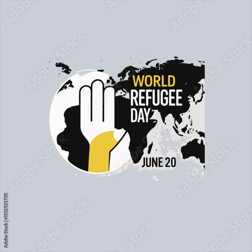 World Refugee Day Minimalist Design
Refugee Awareness Day Banner
Helping Hands Refugee Support Concept
Global Refugee Day Celebration
Humanitarian Support Refugee Poster