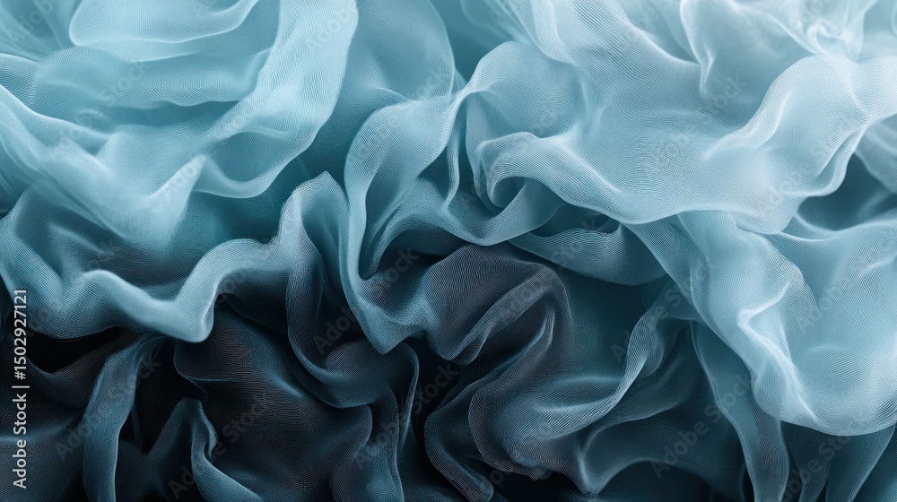 Fototapeta premium Flowing, textured fabric