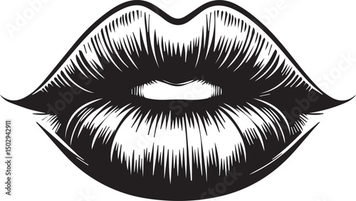 Dripping Lips SVG