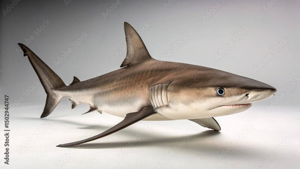 Fototapeta premium Dusky Shark on studio background