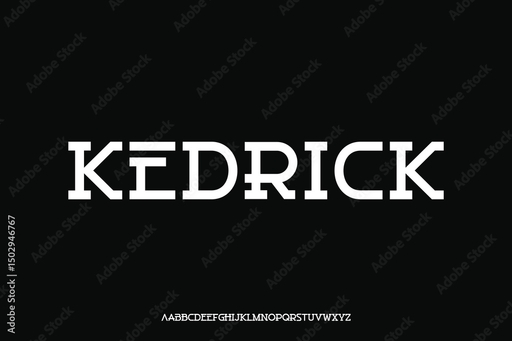 Obraz premium Display alphabet font vector design suitable for headline, poster, logo, magazine and many more