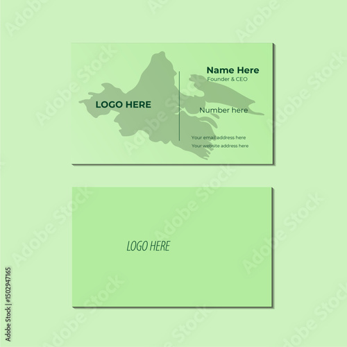 Simple Minimal Business Card Template 