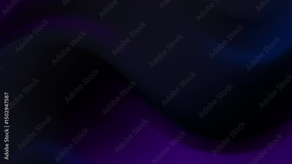 Dark blue and purple gradient abstract background with smooth motion suitable for modern design projects, website backgrounds, social media posts, or digital art creations.