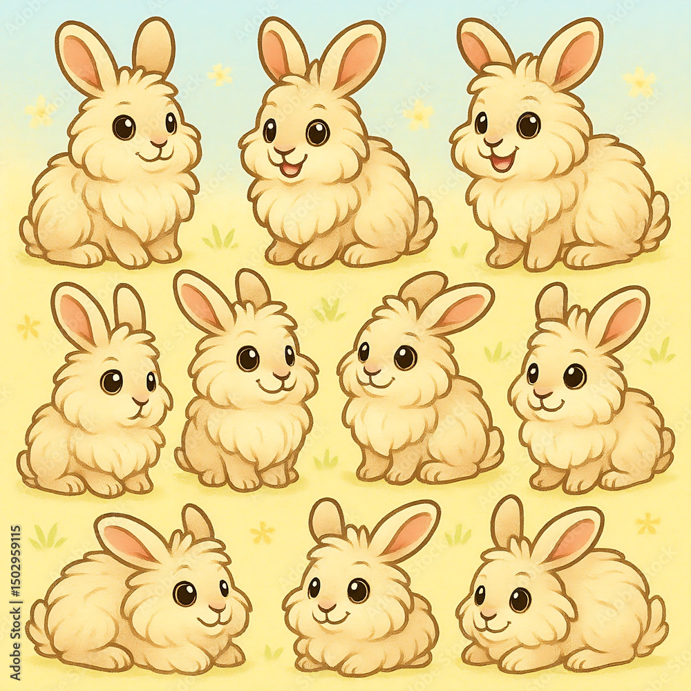 cartoon rabbit cartoon rabbit
