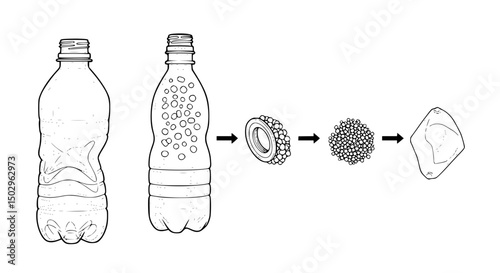 Plastic Bottle Recycling Process From Empty Container to Flake