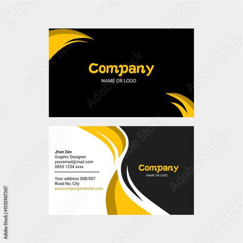 business card template