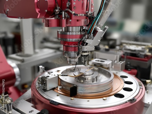 Automated bearing assembly under microscopelevel scrutiny