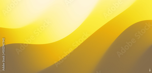 Desert dunes sunset landscape. Abstract background with dynamic effect. Creative design with vibrant gradients. 3D vector Illustration.
