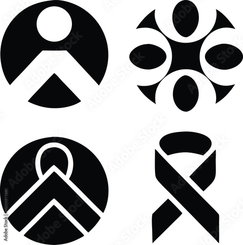 Silhouette vector illustrations representing abolition day banners with education themes