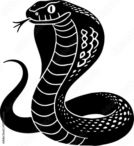 vector illustration of a snake