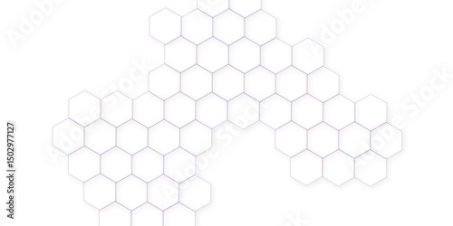 Abstract white background. Luxury white pattern with hexagons. abstract 3d hexagonal background. modern background with hexagons. Geometric mesh cell texture. modern futuristic wallpaper.