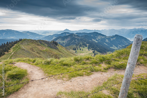 Wallpaper Mural Germany, Bavaria, Allgaeu, mountain view at Riedberger Horn Torontodigital.ca