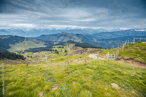 Wallpaper Mural Germany, Bavaria, Allgaeu, mountain view at Riedberger Horn Torontodigital.ca
