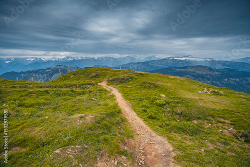 Wallpaper Mural Germany, Bavaria, Allgaeu, mountain view at Riedberger Horn Torontodigital.ca