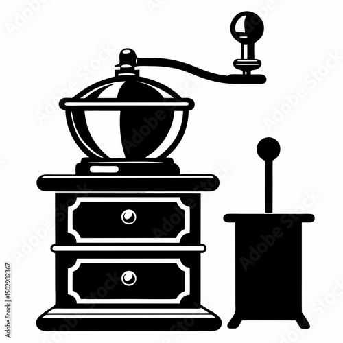 old coffee grinder