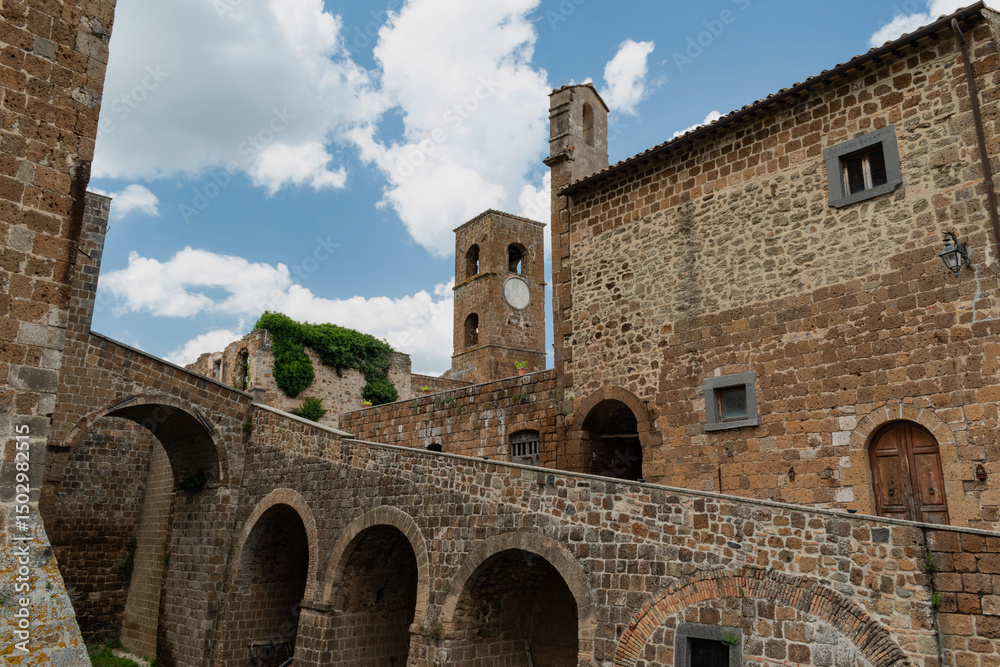 Fototapeta premium Celleno - Viterbo - Lazio - Borgo Antico