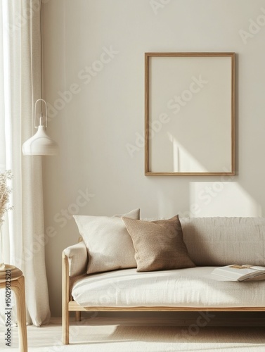 Elegant Neutral Living Room Design with Natural Light and Decor