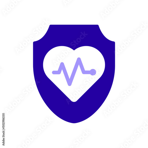 Icon a life insurance, isolated against a clean background.