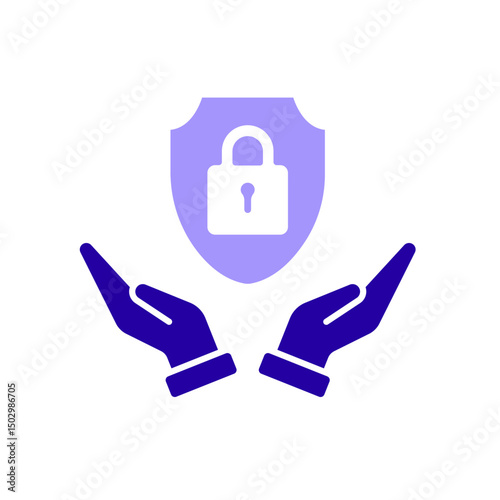 Icon a secure, isolated against a clean background.