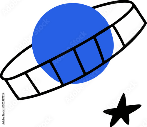 space and universe theme svg icon