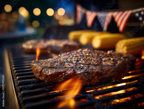 independence day backyard barbecue
