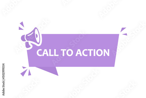 Call to action speech bubble banner. Banner for business, marketing and advertising. Vector illustration.
