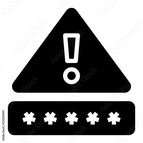password error solid  icon 