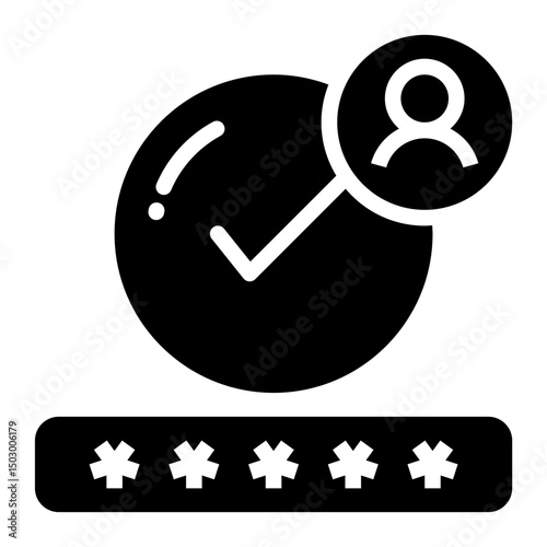 password success solid icon	