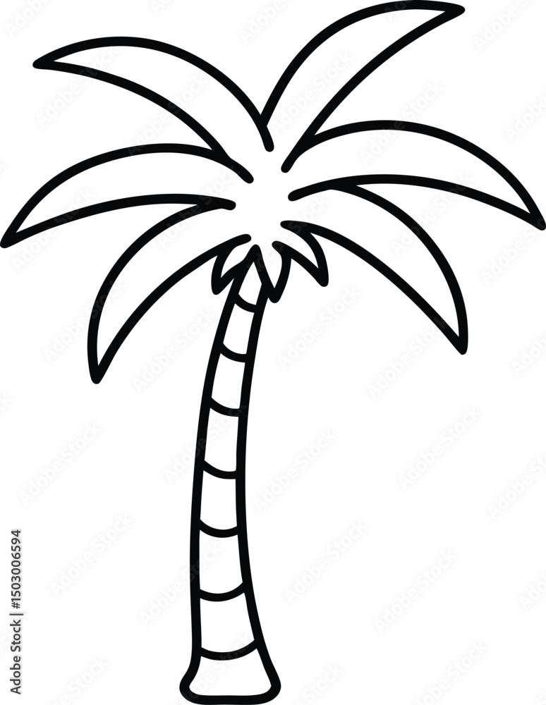 Obraz premium tropical palm tree