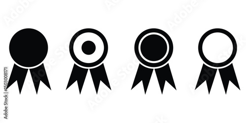 award icon symbol, Badge icon vector illustration symbol. 