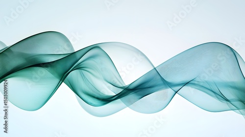 abstract blue wave