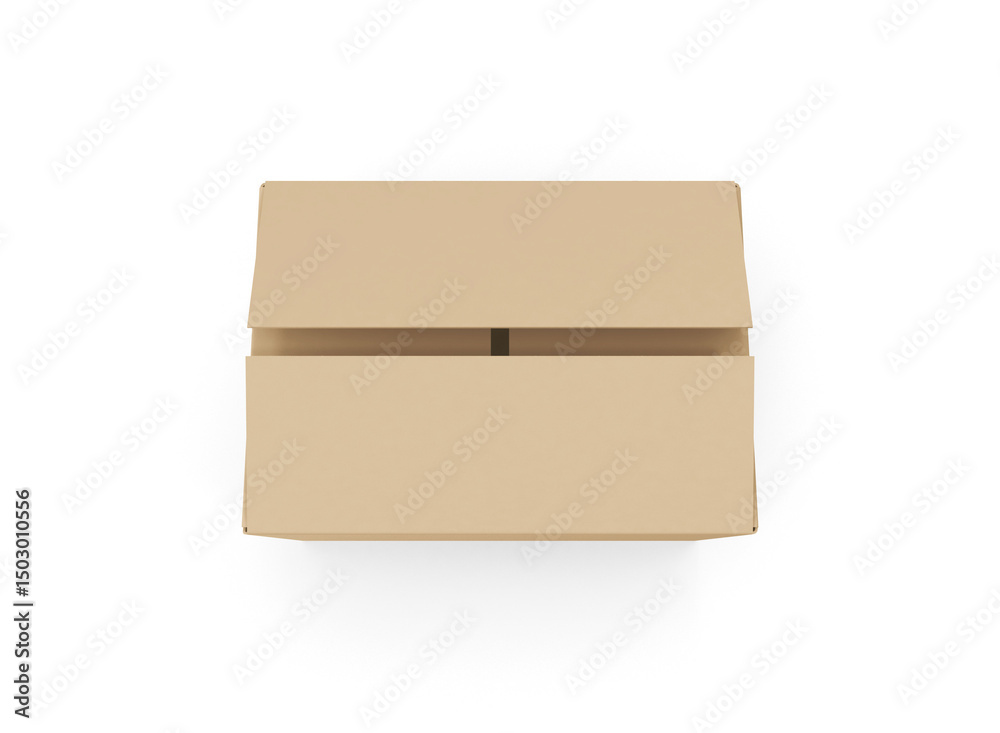 Perfect cutout beige cardbord box - Top View - isolated background and shadow - Exclusive Mockups for Branding and Packaging Design Perfect cutout beige cardbord box - Top View - isolated background and shadow - Exclusive Mockups for Branding and Packaging Design