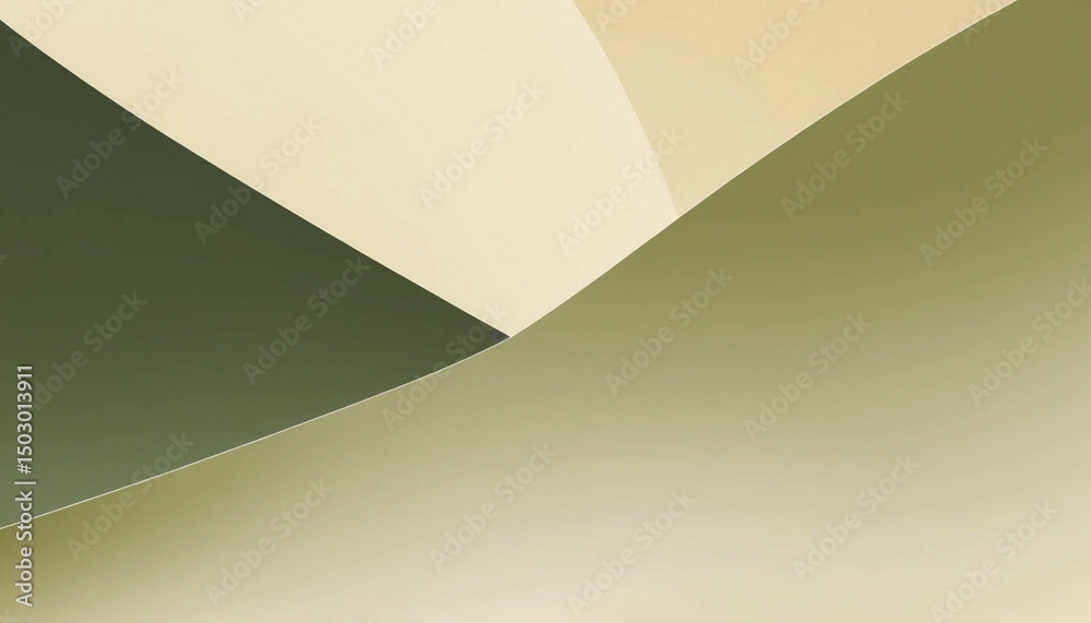 Fototapeta premium Abstract Geometric Paper Layers in Muted Earth Tones