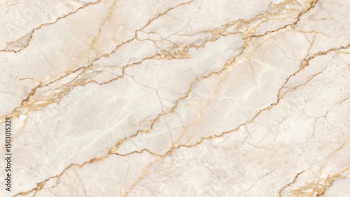 Elegant beige marble texture with gold veins for luxurious design and sophisticated aesthetics