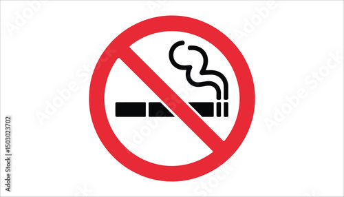 No Smoking Sign Vector – Stop Smoking Icon Symbol for Public Places and Posters Free Download No Smoking Sign Vector – Stop Smoking Icon Symbol for Public Places and Posters - GFXLoad