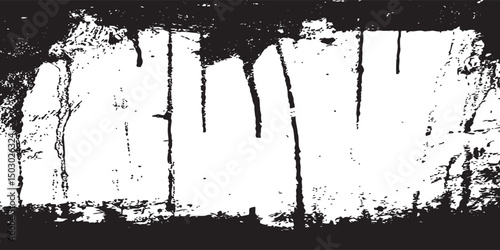 Vintage Distressed Lumber Texture on White Background with Grainy Surface and Grit Overlay