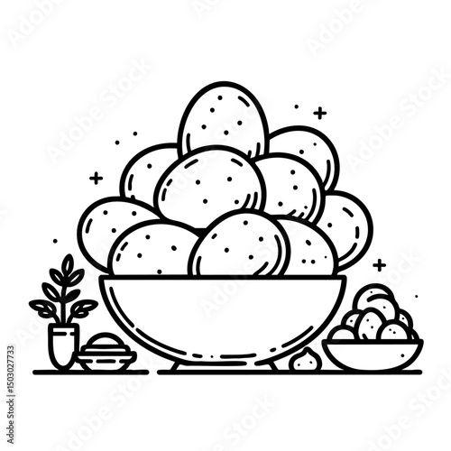 Sweet Treats: A Delicious Bowl of Round Delights
