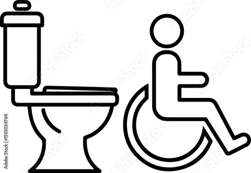 disabled toilet sign